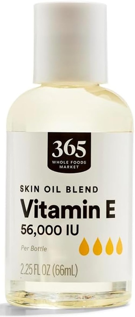 365 da Whole Foods Market, Vitamina E Skin Oil 56, 000 IU, 2.25 fl oz