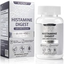 DAO Enzyme Breaks Down Histamine 60000 HDU, Relieves Histamine Intolerance Discomfort, Digestive & Stomach Support, 60 Capsules, Pea Sprout Extract, Vegan Gluten-Free Non-GMO