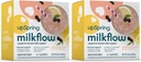 UpSpring Milchfluss Immununterstützung Stillende Ergänzung Getränke Mix Fenugreek-frei, Moringa | Elderberry Lemonade Flavor | Lactation Supplement zur Unterstützung Brustmilchversorgung | 2 Pack