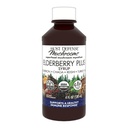 Host Defense Elderberry Plus Syrup - Immune, Respiratory & Lung Support Supplement* - Liquid Mushroom Supplement mit Turkey Tail, Reishi, Agarikon & Chaga* - 4 fl oz (12 Servierungen)