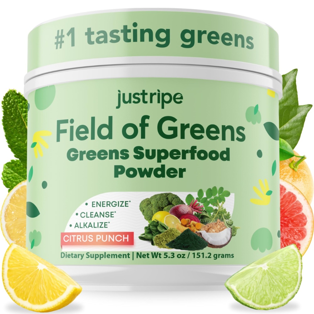 Grüne Superfood-Pulver mit Bio Spirulina, Chlorella, Beet Root Powder - Bacillus Coagulans Probiotic, Ein pflanzenbasiertes Gemisch unterstützt Gut Gesundheit, Immunität, Bloom in Gesundheit, 28 Scoops (1)