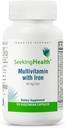 Seeking Health Multivitamin mit Eisen, 45 mg Chelat Iron, Active B Vitamins Plus L-5-MTHF, Unterstützt gesunde Immunsystem und Energieproduktion, Vegetarische Kapseln (120 Kapseln)*
