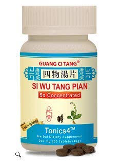 Si Wu Tang Pian, Tablets 200 200mg Tablets - Pack von 2