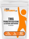 BulkSupplements.com TMG Powder - Trimethylglycin als Betaine Anhydrous, TMG Supplement - Unflavored & Glutenfrei, 1,5g pro Servierung, 1kg (2.2 lbs) (Pack von 1)