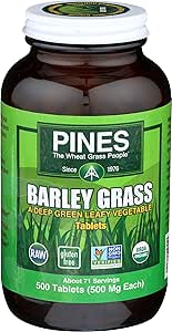 Pines Bio Gerste Gras, 500 Graf Tablets