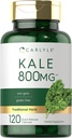 Carlyle Kale Supplement | 120 Capsules | Herbal Leaf Extract Formula | Non-GMO & Gluten Free