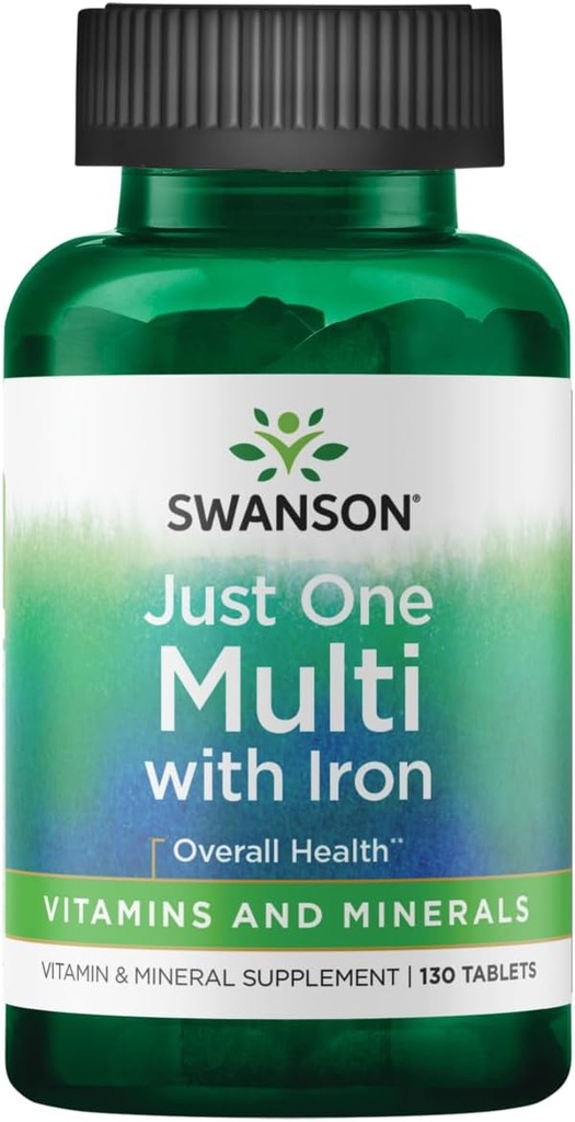 Swanson Century Formula Multivitamin con Iron 130 Tabs