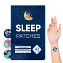 Sleep Patches for Adults, Sleep Patches, Easy-to-Apply Sleep Patch with Valerian & Melatonin for Men and Women, Long-Lasting Night, Upgraded Deep 42 Pack-BLUE
