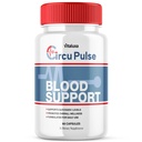 CircuPulse Blood Support, Circu Pulse Blood Glycogen Supplement Capsules Advanced Balance Formula Maximum Strength, Ciruculation Flow Pills for Overall Health Wellness Natural Pressure Blend (60 Ct)