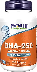 DHA-250, 50% DHA 120 Softgels (paquet de 2)