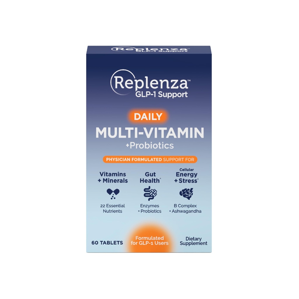 Replenza Daily GLP-1 Nutritional Support Supplement, 60 Tablets