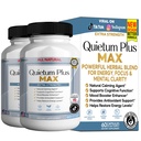 Quietum Plus Max, Extra Strength Natural Calming Supplement, 60 Capsules, Ginseng & Ginkgo, Gluten Free, Vegan (2)