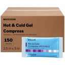 McKesson Cold and Hot Compress Reusable Gel Ice Hot Packs, 2.5 x 5 in