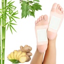 Linfatico Drainage Ginger Foot Pads 50 Pads - Ginger olio Foot Patches Deep Cleansing Sleep Aids Alleviare Stress e Fatigue Migliorare la qualità del sonno