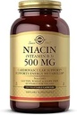 Solgar Niacin (Vitamin B3) 500 mg, 250 Gemüsekapseln - Energiemetabolismus - Non-GMO, Vegan, Glutenfrei, Dairy Free, Kosher - 250 Servierungen