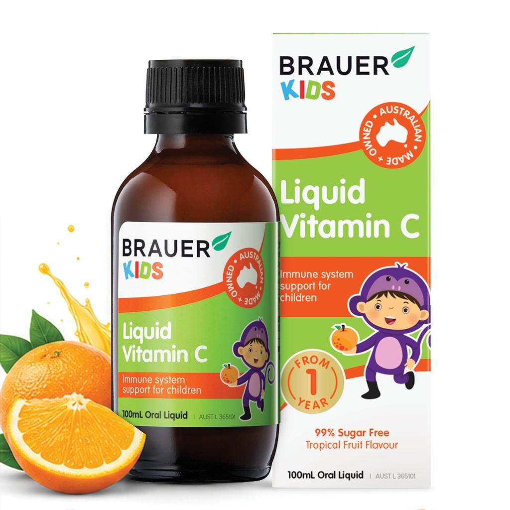 Brauer Baby Kids 1year+ Liquid Vitamin C 100ML