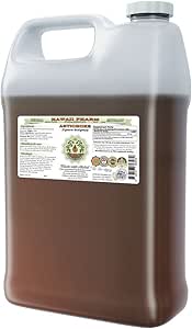 Artichoke Alcohol-Free Liquid Extract, Organic Artichoke (Cynara scolymus) Getrocknete Blatt Glycerite Hawaii Pharm Natural Herbal Supplement 64 oz