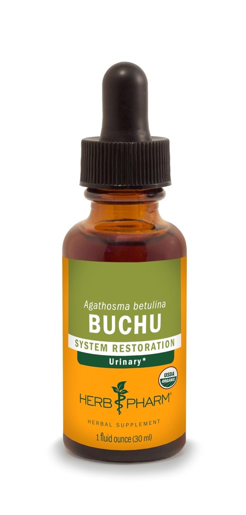 Estratto di liquido di Buchu biologico certificato di Herb Pharm per il supporto del sistema urinario, 1 Fl Oz