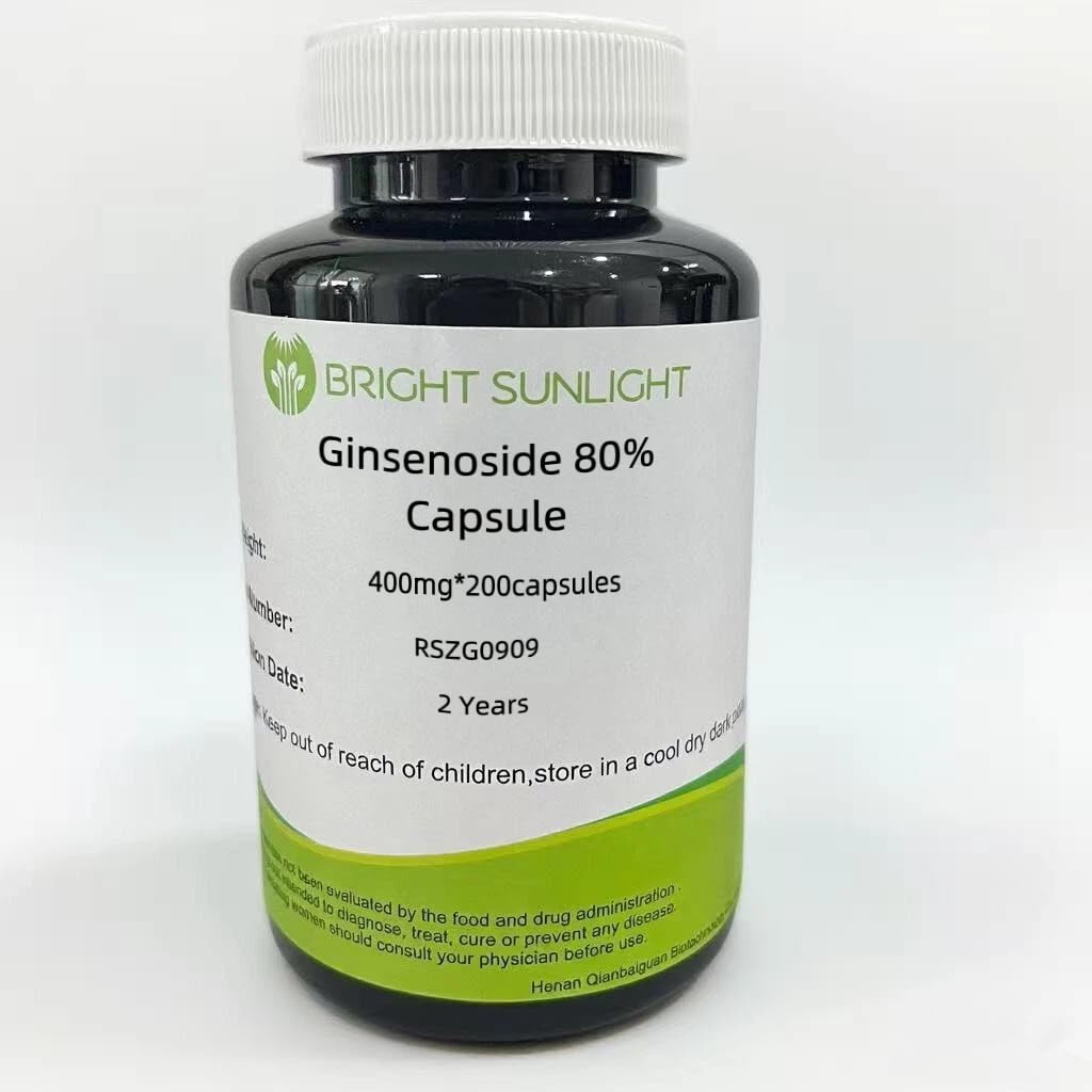 Ginsenoside 80% Capsule 400mg*200capsules Ginseng Extract