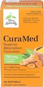Terry naturalmente CuraMed 750 mg - 60 Softgels - Supplemento di curcumina superiore BCM-95, promuove la risposta di infiammabilità sana - Non OGM, senza glutine, Halal - 60 Serve