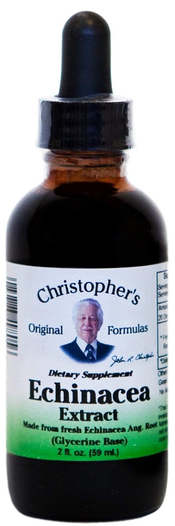 Christopher's Original Formulas Echinacea Extract, Herbal Immune Support, 2 fl oz Liquid