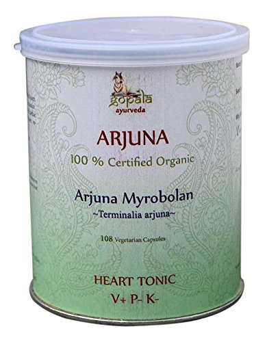 arjuna Capsules (USDA Certified Organic) - 108 vcaps