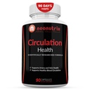 Supplément santé à la circulation sanguine pour la santé de la veine et de l'artère - L-Arginine, Ginger Root, Hawthorn & Diosmin Supplément cardiovasculaire - Suppléments naturels à la circulation - 90 Capsules de Neonutrix
