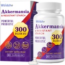 300 Billion AFU Akkermansia Probiotic | GLP-1 Supplement für Damen und Herren, Akkermansia Muciniphila für GLP-1, Digestive, Gut, Immune, Enhances Gut Digestive Lining Funktion, Akka Superbiotics - 60 Caps