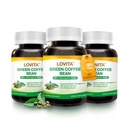 LOVITA Green Coffee Bean Extract 800mg, 80 Vegan Capsules Each (Pack of 3)