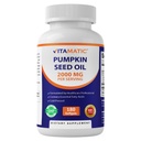 Vitamatic Kürbis Seed Oil 2000mg Softgel Kapseln pro Servieren - 180 Softgels - 1000mg pro Softgel
