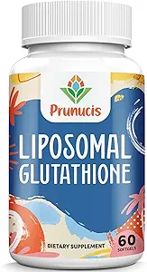 2400MG Liposomal Glutathion, mit Vitamin C, Milchdistel & Alpha-Liposäure, Master Antioxidantien, Reinreduziertes L-Glutathion - Immunsystem, Zellreparatur, Energie, Hohe Absorption, 360 Softgel