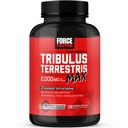 FORCE FACTOR Tribulus Terrestris Max per gli uomini, Testosterone Booster e supplemento di vitalità maschile, per l'assorbimento superiore, 2000mg, 120 capsule