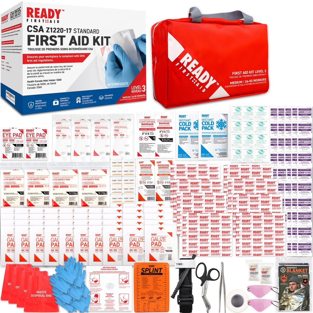 Ready First Aid CSA Type 3 Intermediate First Aid Kit for 26-50 Workers