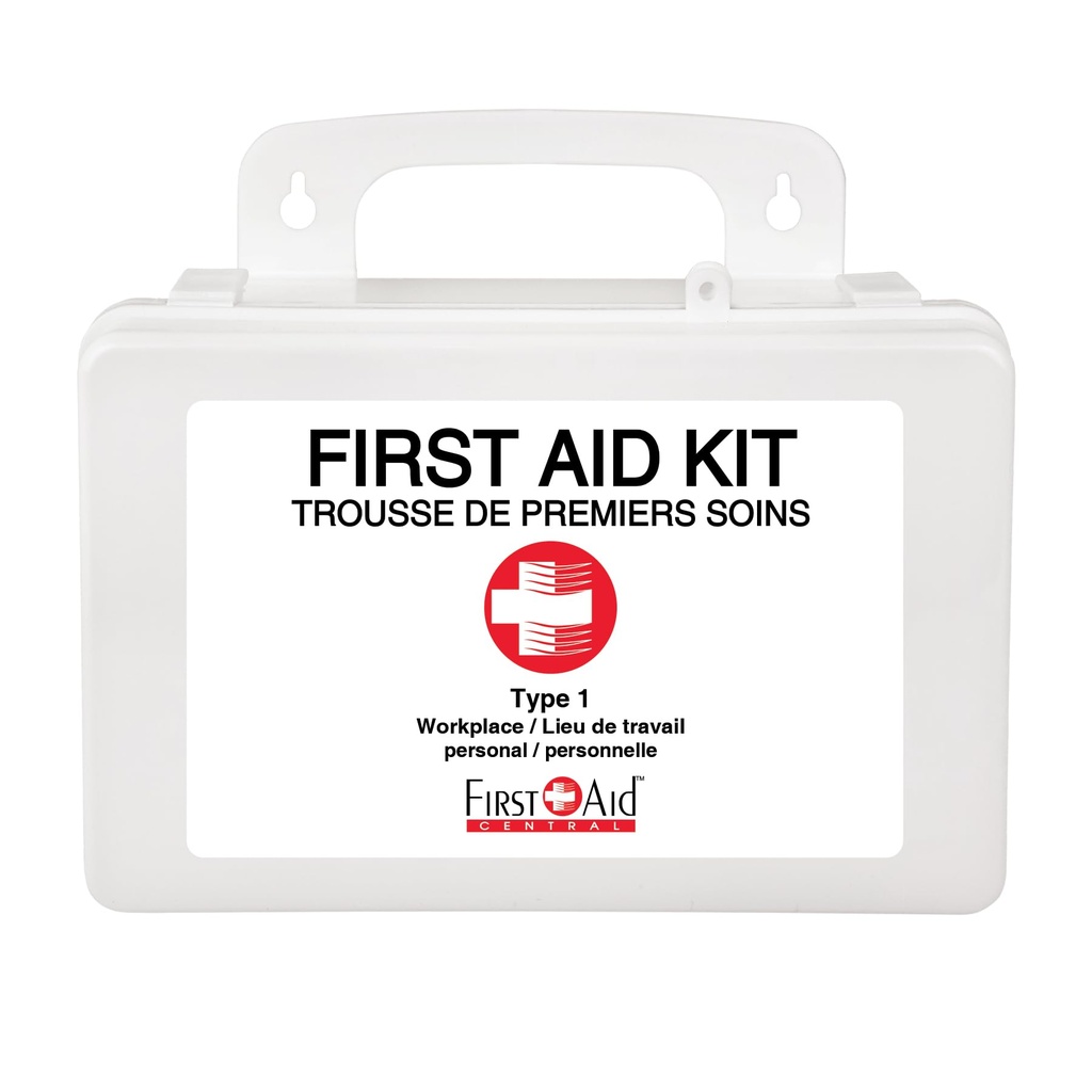 First Aid Central AZ-CSA1P Type 1 Personal First Aid Kit, 43 Pieces
