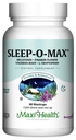 Maxi Santé Adultes Herbal Sleep-O-Max avec la racine valériane, Melatonine, Tryptophane, Passionflower - Supplément de sommeil naturel - Formule de soutien du sommeil calme