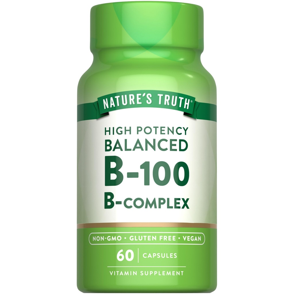 Nature's Truth Vitamine B Complex.. 60 Capsules...... .. .. .. .. . . . . . . . . . . . . . . . . . . . . . . . . . . . . . . . . . . . . . . . . . . . . . . . . . . . . . . . . . . . . . . . . . . . . . . . . . . . . . . . . . . . . . . . . . . . . . . . . .