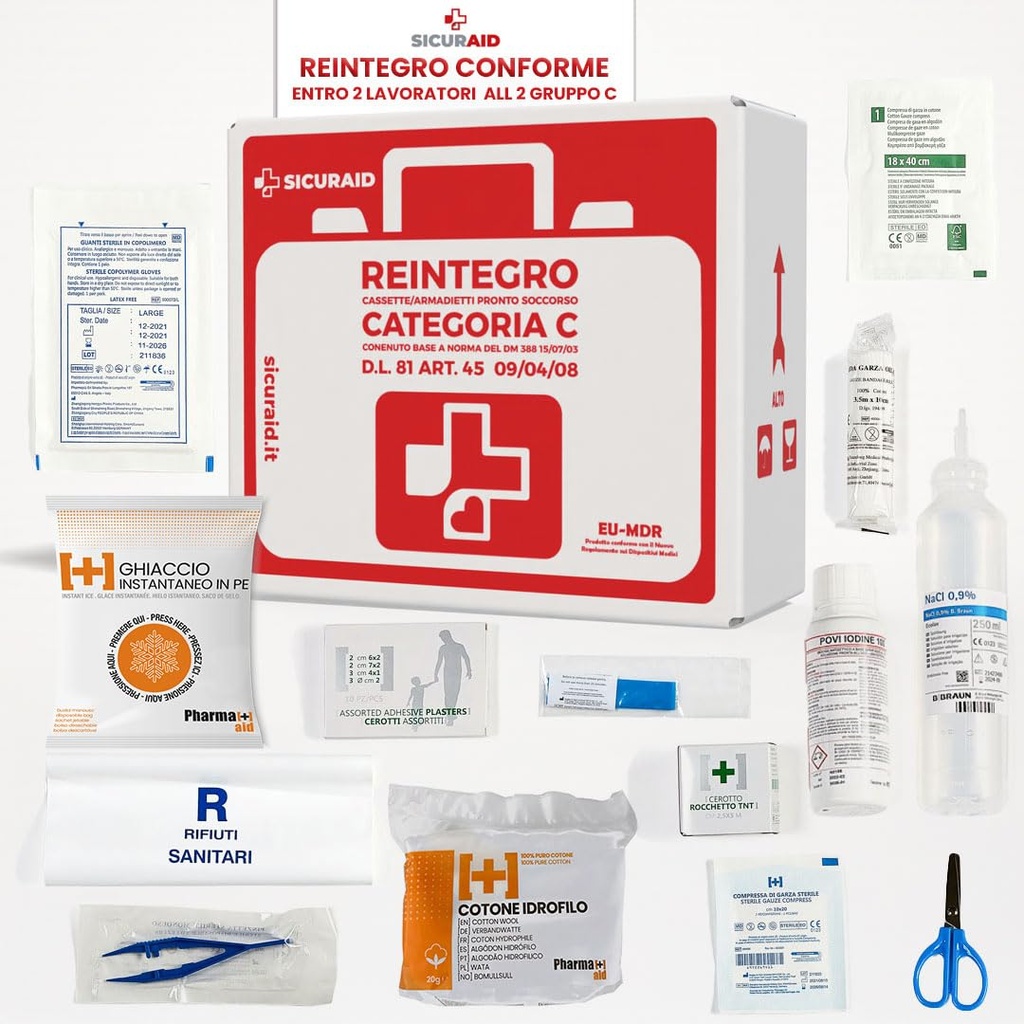 SICURAID Replenishment Kit First Aid Cassette Attachment 2 Group C