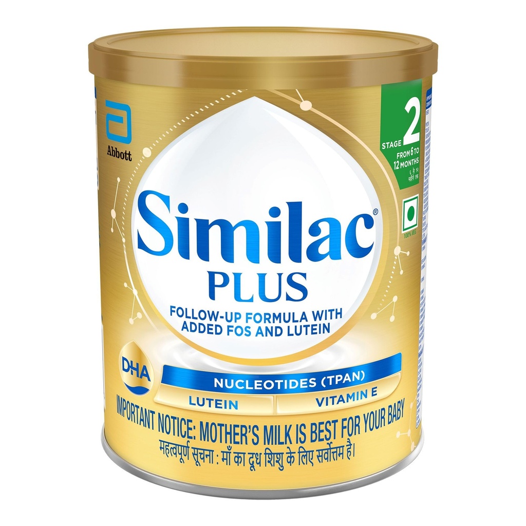 Similac Plus Stage 2 (6 to 12 Months) Follow Up Formula - 400g TIN Powder, Infant