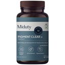 Miduty Pigment Clear+ | Oral Sunscreen - Skin Support Supplement with Longevity Vitamins, Mineral Complex & Hyaluronic Acid – Reduces Pigmentation & Uneven Skin Tone– 60 Capsules