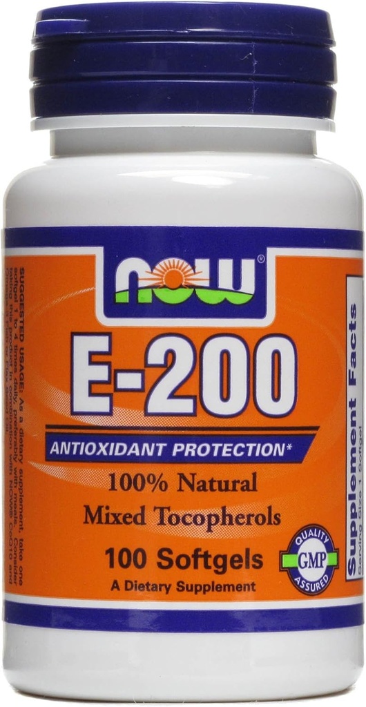 Vitamin E-200 IU 100 Softgels (Pack von 2)