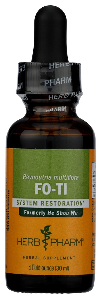 Herb Pharm He (Ho) Shou Wu Liquid Extract für Muskel-Skelett-Systemunterstützung - 1 Unze