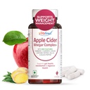 Apple Cider Vinegar Complex+ Supplement for Weight Loss Management, Boost Gut Health, Improves Cholesterol Levels & Supports Digestive Health - 60 Veg Capsules