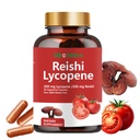 Lycopin Kapseln - Lycopin Ergänzung 200mg mit Reishi Pilz 200mg, Natürliche Tomaten Extrakt Pilz Kapseln für Immununterstützung - Glutenfrei, Non-GMO