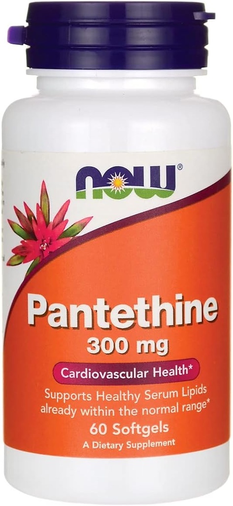 Now Foods Pantethine 300mg 60 Sgels by Now Foods, 1.0 Count