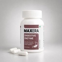 Maxera Digestive Enzyme Capsules | Multi-Enzyme Complex for Better Digestion Nutrient Absorption & Gut Comfort | 60 Capsules