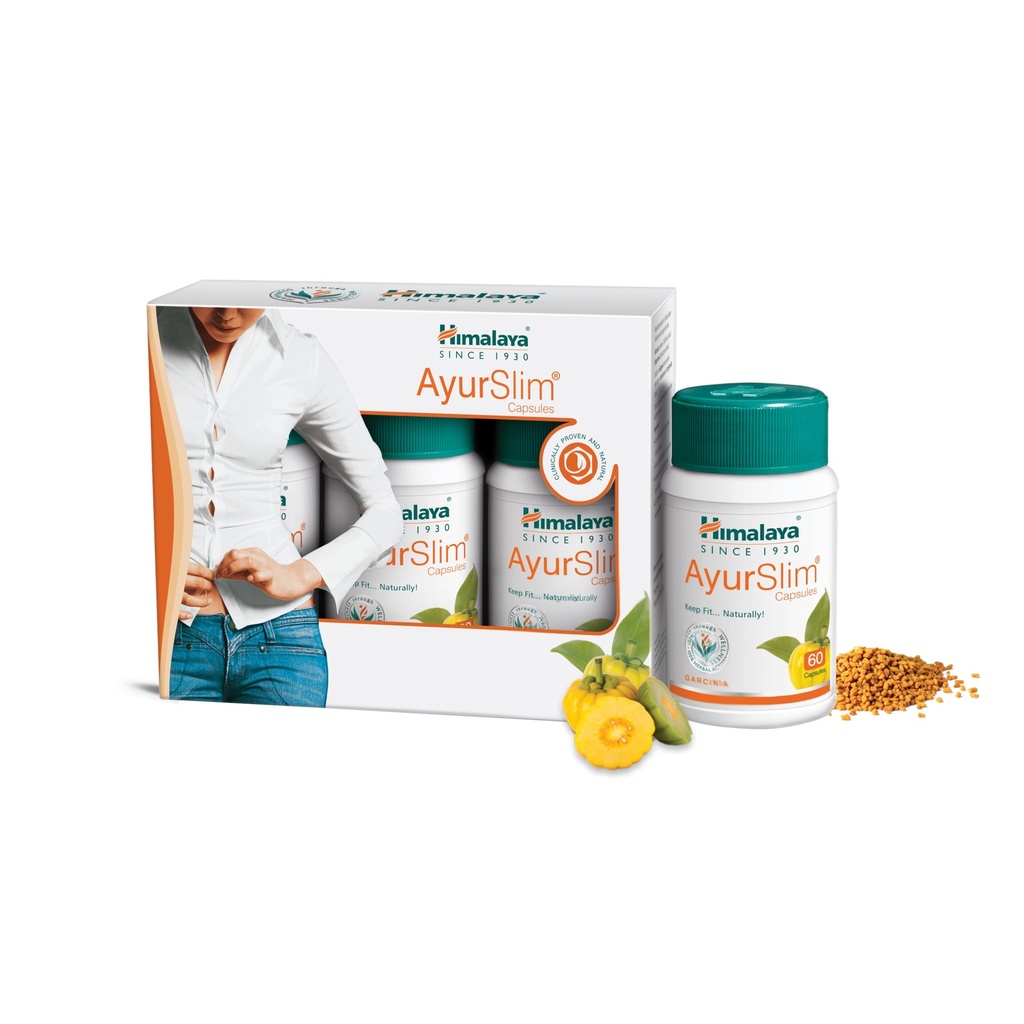 Himalaya Wellness AyurSlim Capsules Weight Management -Pack of 180 Capsules