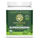 Bio Greens Pulver Superfood Complex | Bio Super Greens Pulver aus Rohsaft mit Probiotics Moringa Leaf & Elektrolyt Mineralien | Vegan Non-GMO Kein hinzugefügt Zucker (Mint, 45 Servierungen)