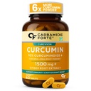 Carbamide Forte Curcumin Tablets with Piperine and 95% Curcuminoids | Anti inflammatory Supplement for Adults | With Curcuma Longa, Turmeric & Ginger Root extract | 60 Veg Tablets