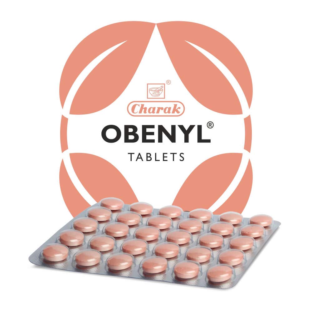 Charak Pharma Obenyl Tablet for healthy weight management (30 Tablets (Pack of 3))