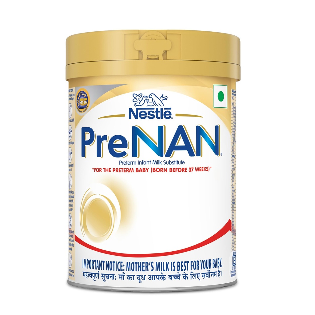 NAN Nestlé Pre | Pre-Term Food For Special Medical Purposes | Infant | For Babies Born Before 37 Weeks | 400 G Tin | Powder